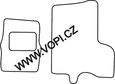 Autokoberce Opel Movano 2000 - 2003 Colorfit (3421)